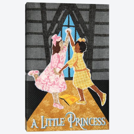 A Little Princess Canvas Print #PFP50} by Pop Fabric Posters by Ali Scher Canvas Art