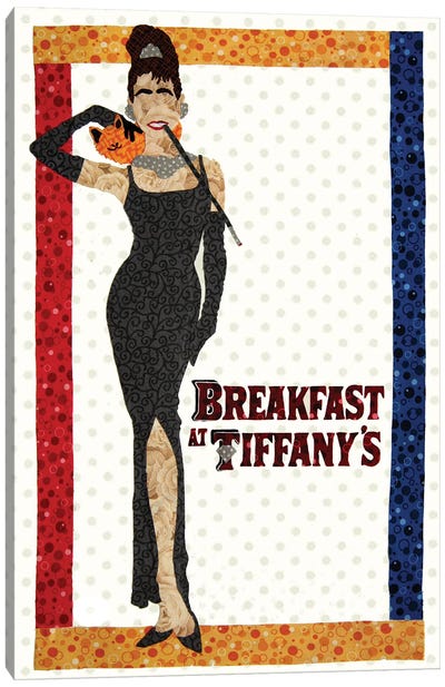 Breakfast At Tiffany's Canvas Art Print - Classic Movie Art