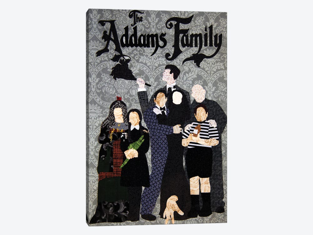Addams Family by Pop Fabric Posters by Ali Scher 1-piece Canvas Wall Art