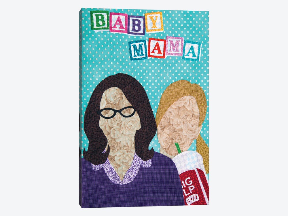 Baby Mama by Pop Fabric Posters by Ali Scher 1-piece Canvas Wall Art