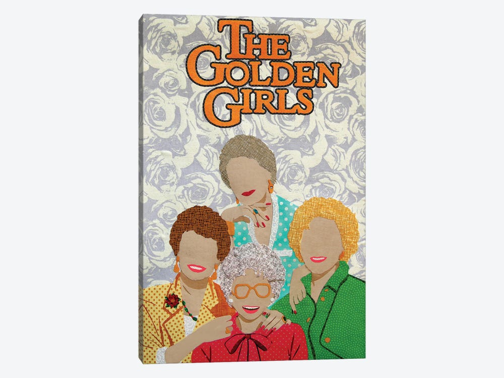 Golden Girls by Pop Fabric Posters by Ali Scher 1-piece Canvas Art