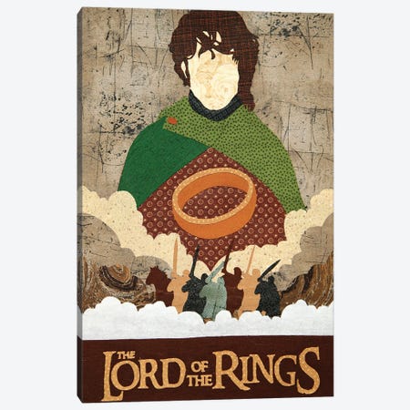 Lord Of The Rings Canvas Print #PFP64} by Pop Fabric Posters by Ali Scher Canvas Artwork