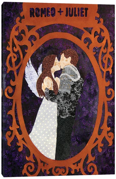 Romeo And Juliet Canvas Art Print - Pop Fabric Posters by Ali Scher