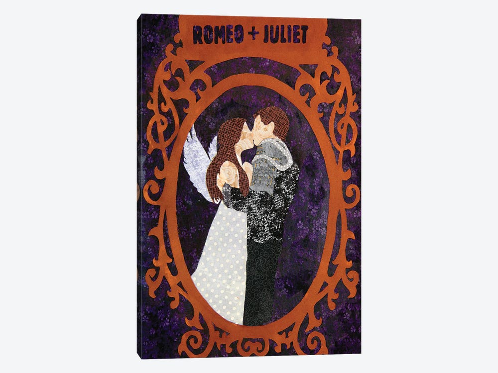 Romeo And Juliet by Pop Fabric Posters by Ali Scher 1-piece Canvas Artwork