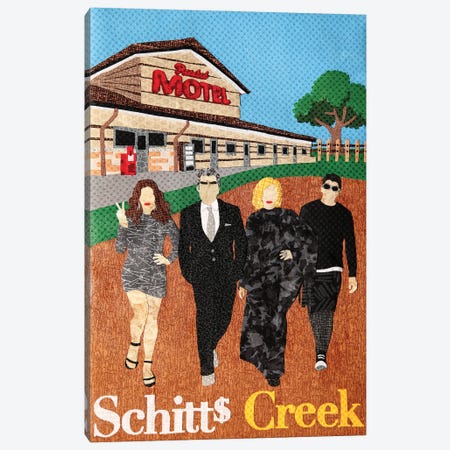 Schitt's Creek Canvas Print #PFP69} by Pop Fabric Posters by Ali Scher Canvas Art Print