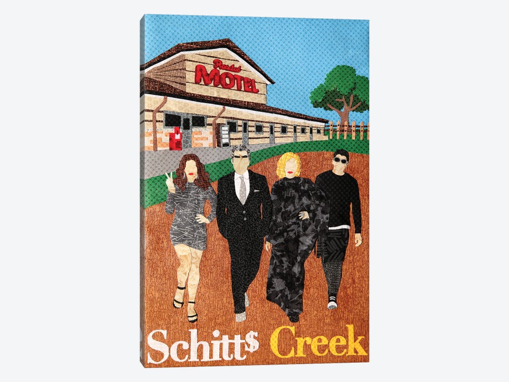 Schitt's Creek by Pop Fabric Posters by Ali Scher 1-piece Canvas Artwork