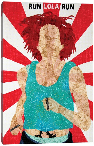 Run Lola Run Canvas Art Print - Pop Fabric Posters by Ali Scher