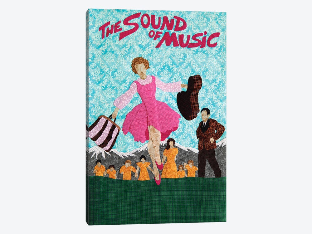 The Sound Of Music by Pop Fabric Posters by Ali Scher 1-piece Canvas Art Print