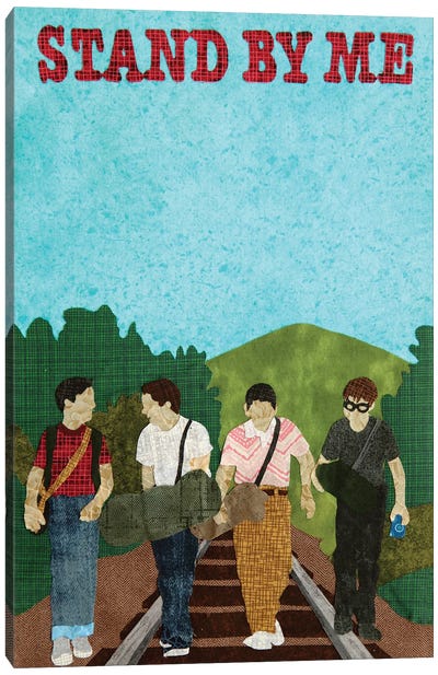 Stand By Me Canvas Art Print - Pop Fabric Posters by Ali Scher
