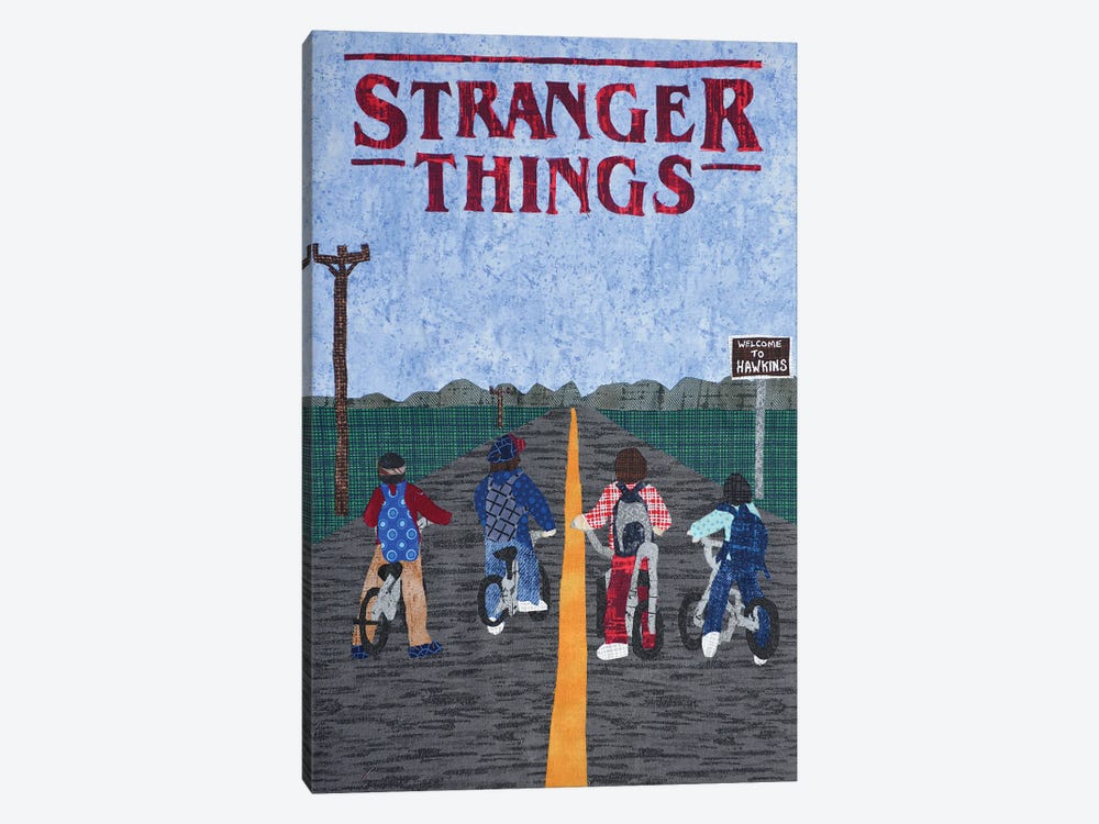 Stranger Things by Pop Fabric Posters by Ali Scher 1-piece Canvas Wall Art