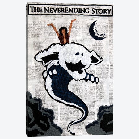 The Neverending Story Canvas Print #PFP81} by Pop Fabric Posters by Ali Scher Canvas Print