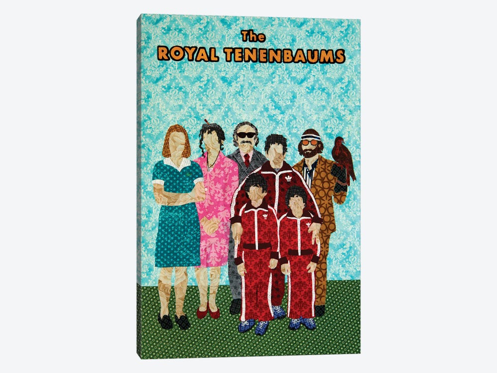 Royal Tenenbaums by Pop Fabric Posters by Ali Scher 1-piece Canvas Print
