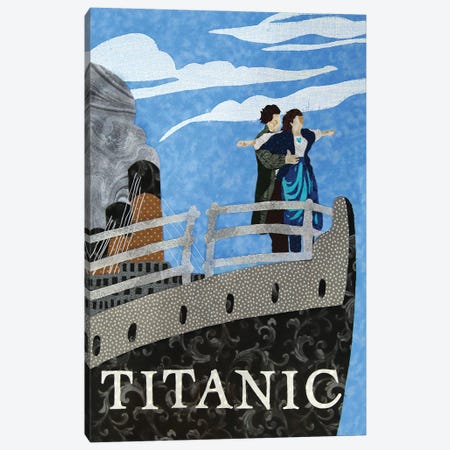 Titanic Canvas Print #PFP84} by Pop Fabric Posters by Ali Scher Canvas Art