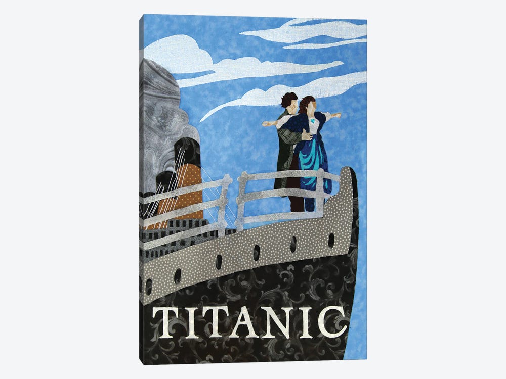 Titanic by Pop Fabric Posters by Ali Scher 1-piece Canvas Print