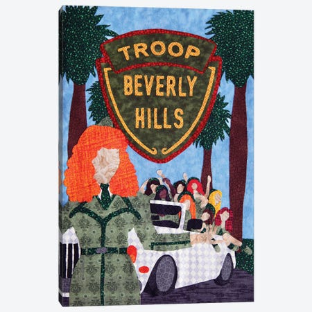 Troop Beverly Hills Canvas Print #PFP85} by Pop Fabric Posters by Ali Scher Canvas Wall Art