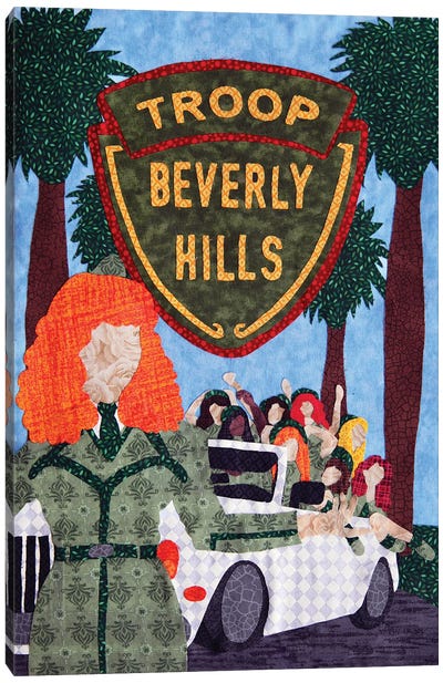 Troop Beverly Hills Canvas Art Print - Pop Fabric Posters by Ali Scher