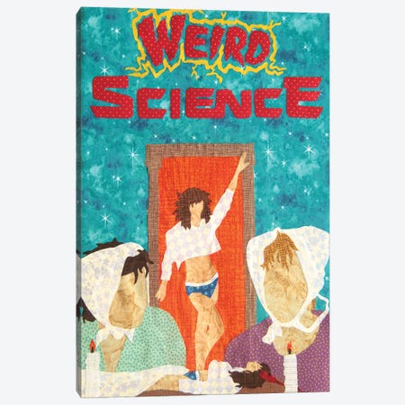 Weird Science Canvas Print #PFP88} by Pop Fabric Posters by Ali Scher Canvas Art Print