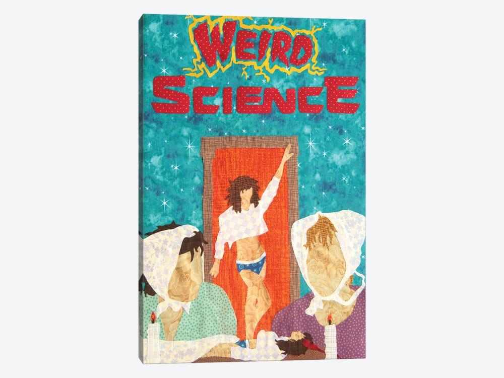 Weird Science by Pop Fabric Posters by Ali Scher 1-piece Canvas Print