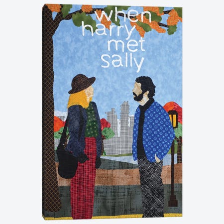 When Harry Met Sally Canvas Print #PFP89} by Pop Fabric Posters by Ali Scher Canvas Print