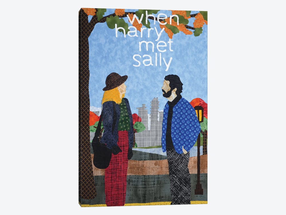 When Harry Met Sally by Pop Fabric Posters by Ali Scher 1-piece Canvas Art