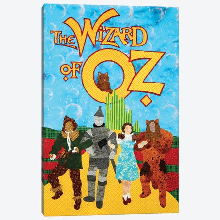 The Wizard Of Oz Canvas Print #PFP92} by Pop Fabric Posters by Ali Scher Canvas Wall Art