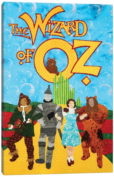 The Wizard Of Oz Canvas Art Print - The Cowardly Lion
