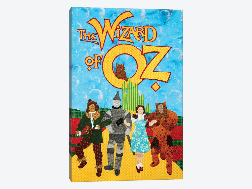 The Wizard Of Oz by Pop Fabric Posters by Ali Scher 1-piece Canvas Art