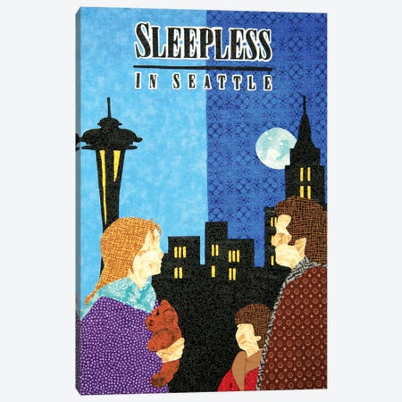 Sleepless In Seattle Canvas Print #PFP97} by Pop Fabric Posters by Ali Scher Canvas Art Print