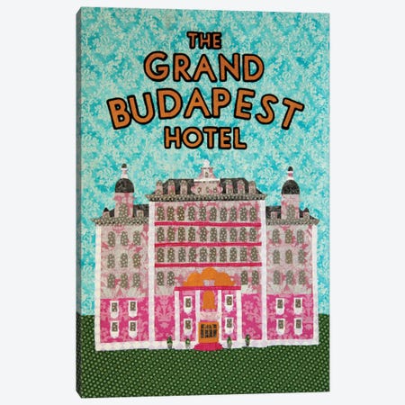 Grand Budapest Hotel Canvas Print #PFP99} by Pop Fabric Posters by Ali Scher Canvas Artwork