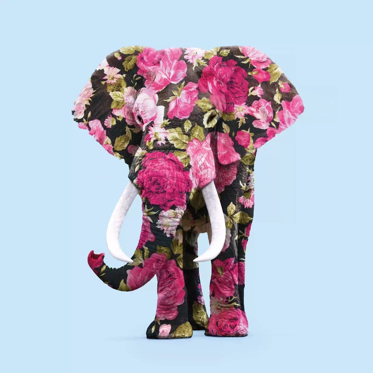 Floral Elephant