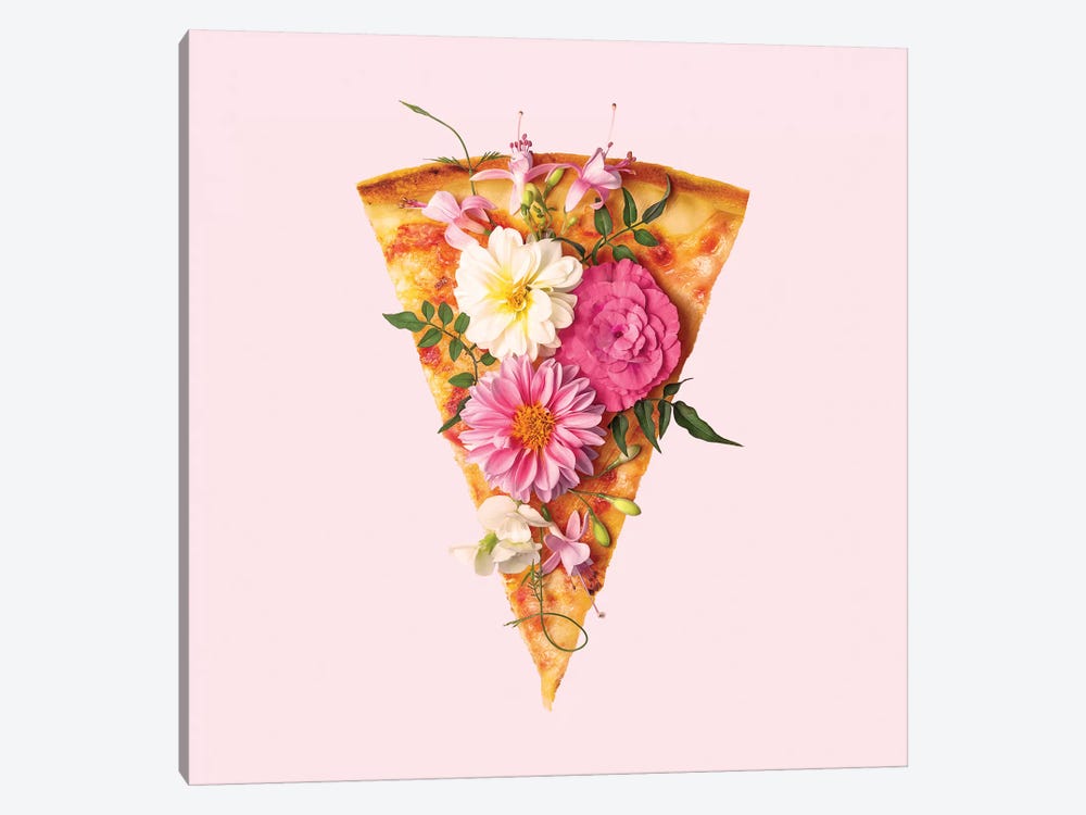 Floral Pizza by Paul Fuentes 1-piece Art Print