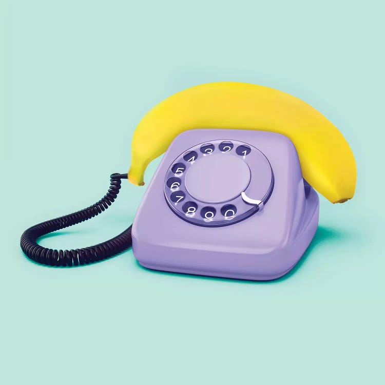 Hello Banana by Paul Fuentes wall art
