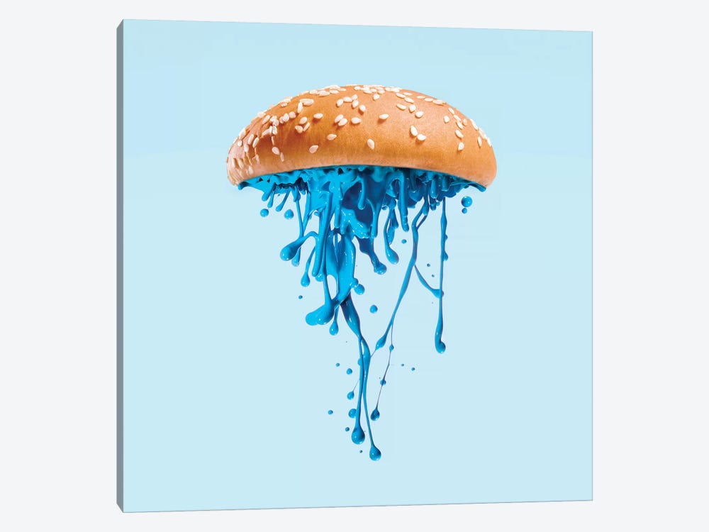 Jelly Burger by Paul Fuentes 1-piece Canvas Art Print