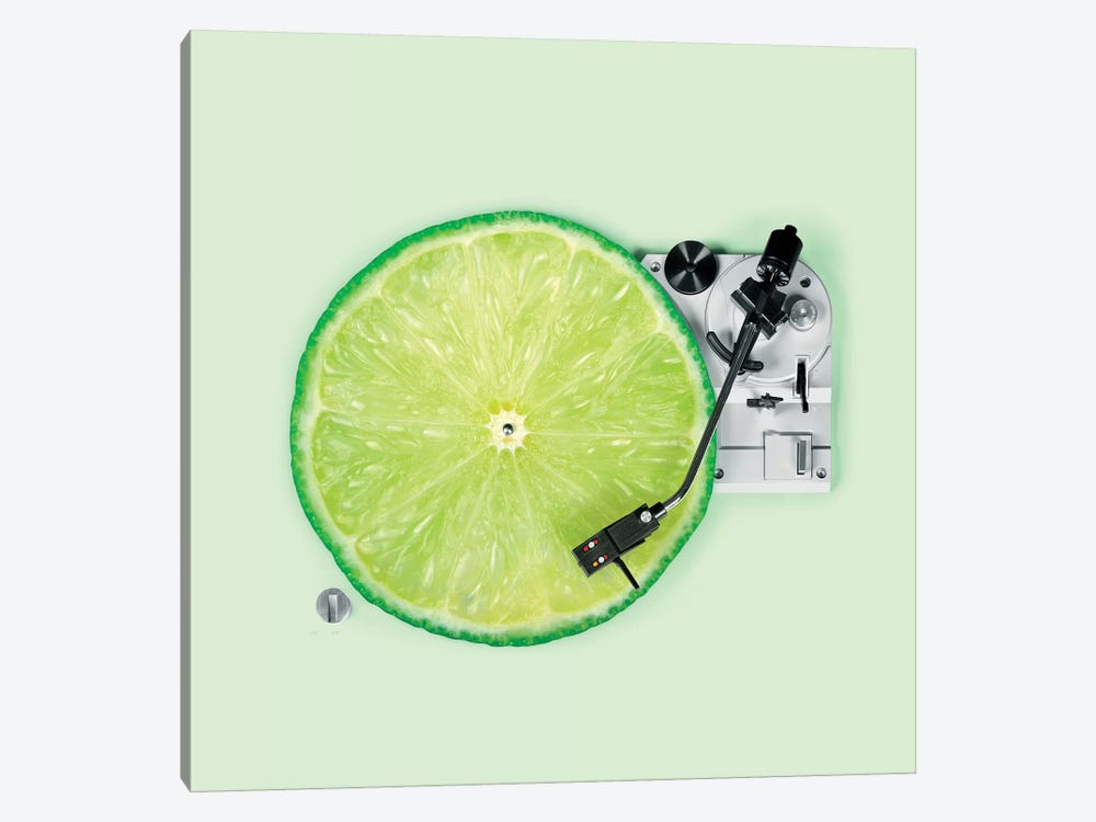 Lemon DJ by Paul Fuentes 1-piece Canvas Art Print