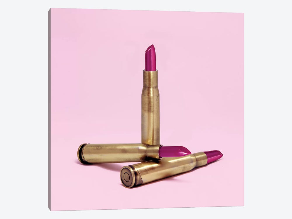 Lipstick Bullet by Paul Fuentes 1-piece Canvas Wall Art
