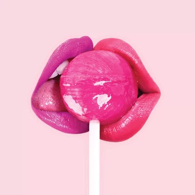 Lollipop Kiss Canvas Art By Paul Fuentes Icanvas