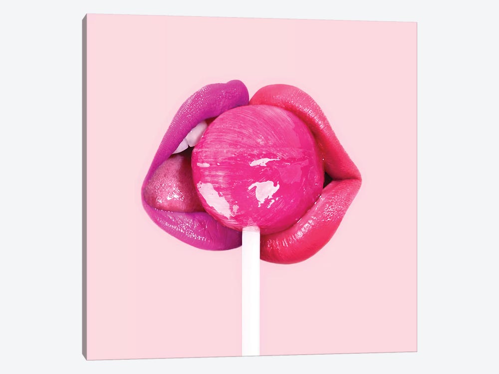 Lollipop Kiss by Paul Fuentes 1-piece Canvas Print