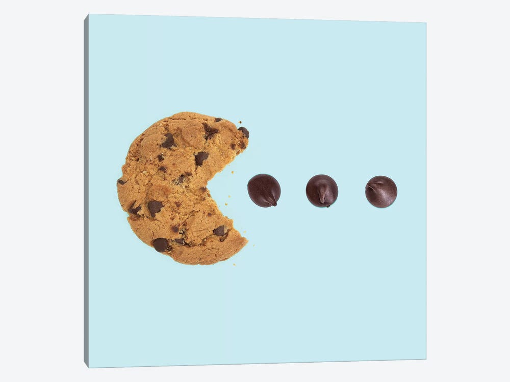 Pacman Cookie by Paul Fuentes 1-piece Canvas Print