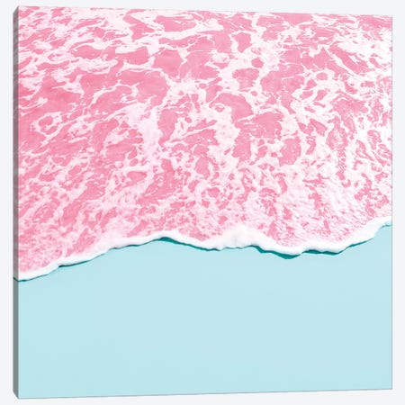 Pink Ocean Canvas Print #PFU40} by Paul Fuentes Canvas Wall Art
