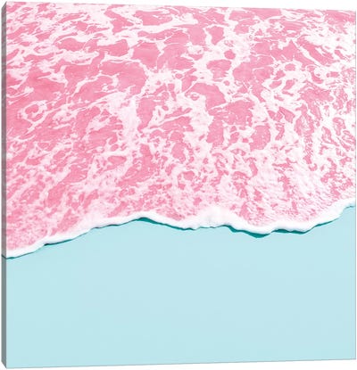 Pink Ocean Canvas Art Print - Paul Fuentes