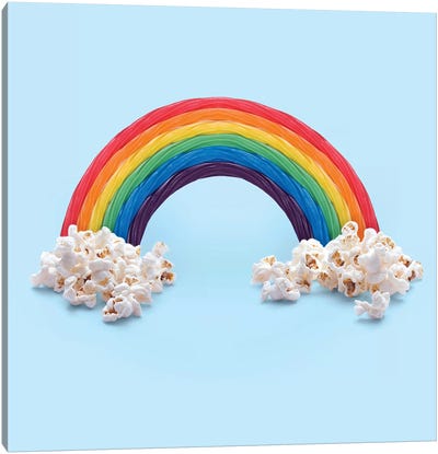 Rainbow Candy Canvas Art Print - Composite Photography