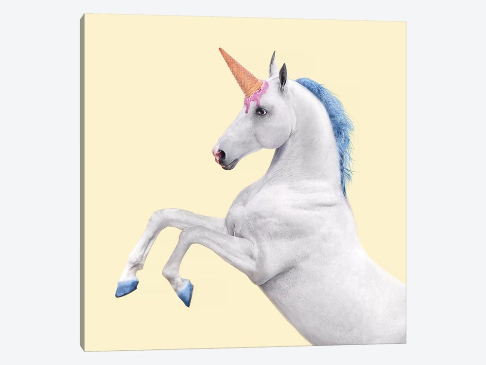 Unicorn by Paul Fuentes 1-piece Art Print