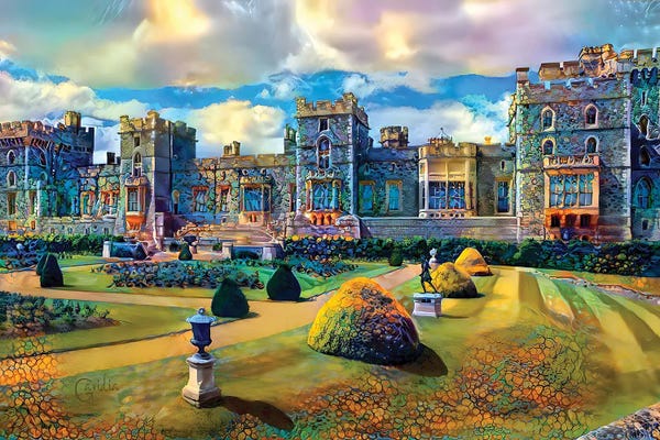 England: Berkshire England Windsor Castle by Pedro Gavidia