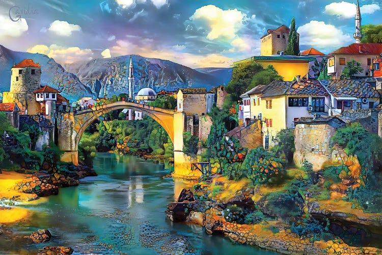Bosnia and Herzegovina Mostar by Pedro Gavidia wall art