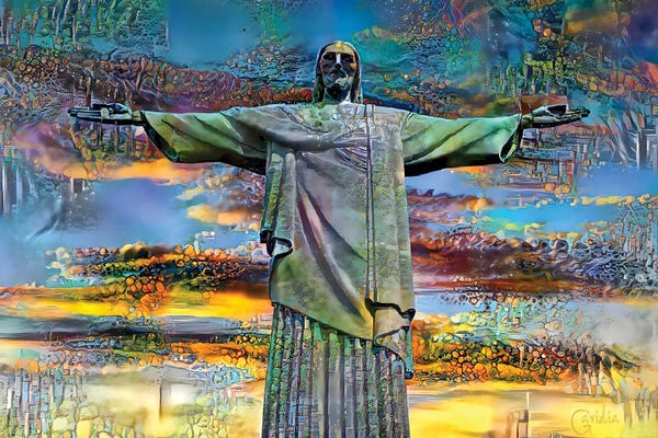 Sculptures & Statues: Brazil Rio de Janeiro Christ The Redeemer by Pedro Gavidia