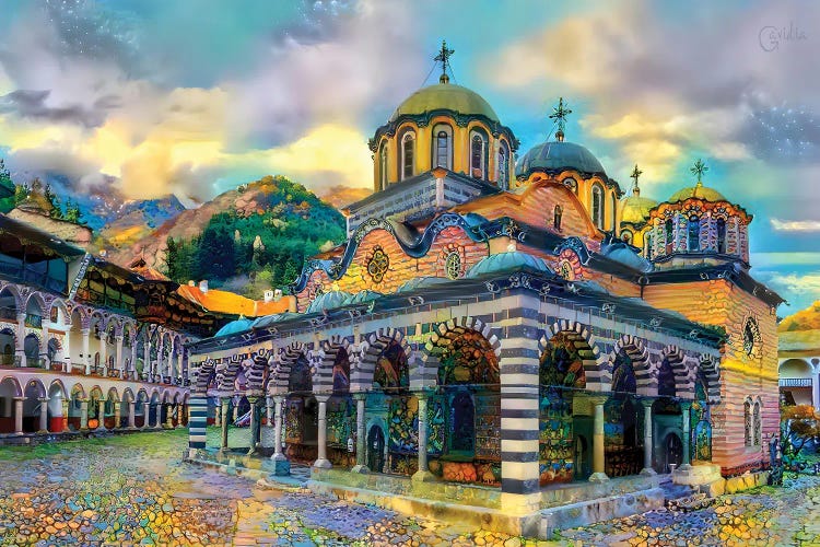 Bulgaria Rila Monastery by Pedro Gavidia wall art