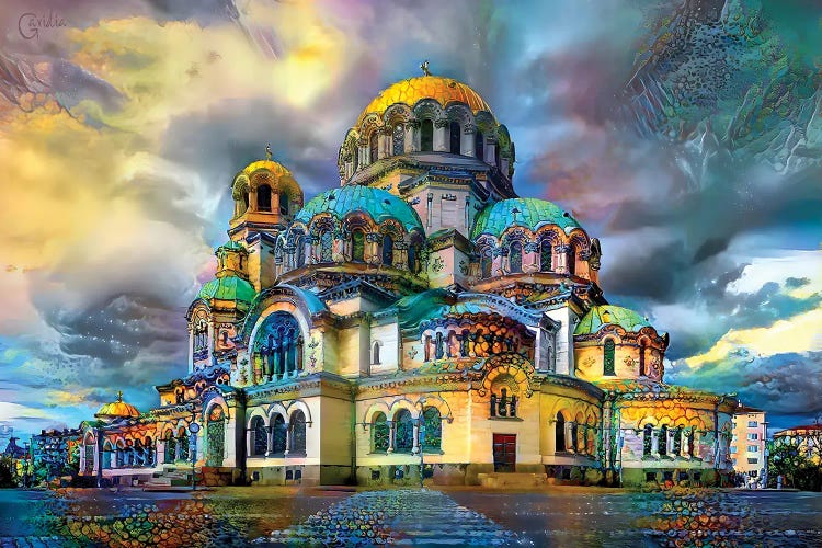Bulgaria Sofia Alexander Nevsky Cathedral by Pedro Gavidia wall art