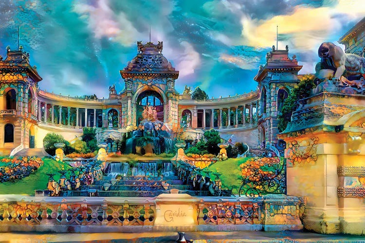 France Marseille Palais Longchamp by Pedro Gavidia wall art