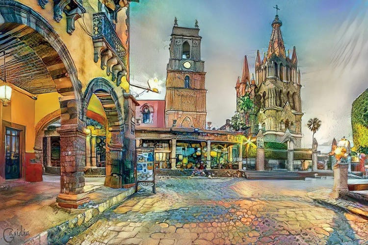 Guanajuato Mexico San Miguel de Allende by Pedro Gavidia wall art
