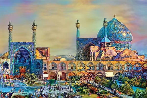 Pedro Gavidia: Isfahan Iran Imam Khomeini Mosque by Pedro Gavidia
